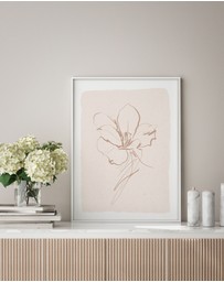 Olive et Oriel - Abstract Botanical Lily Art Print
