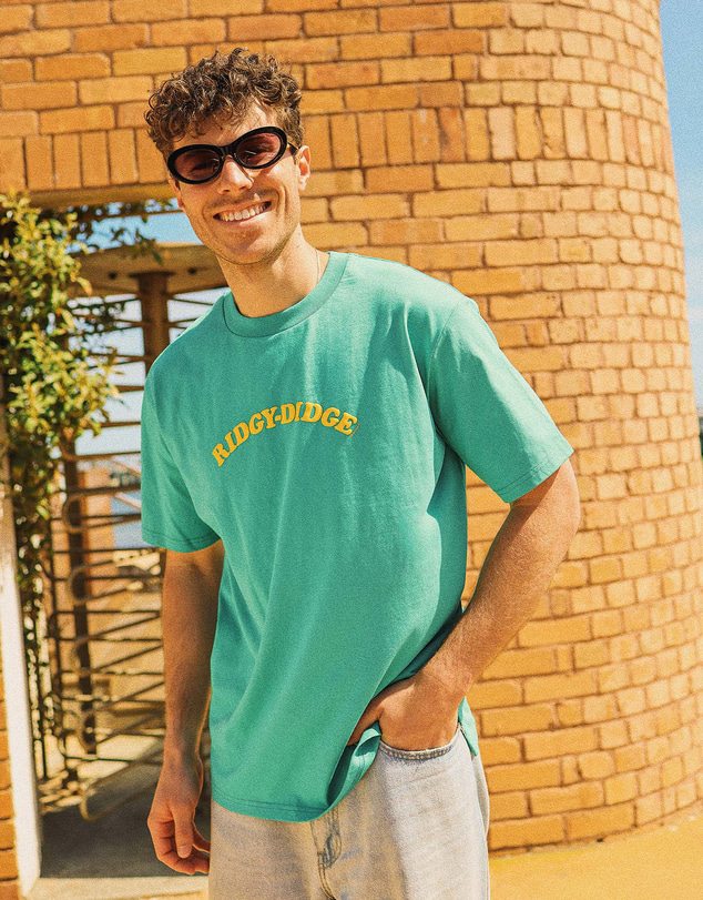 Skwosh - Ridgy Didge Men's Slang Tee in Green