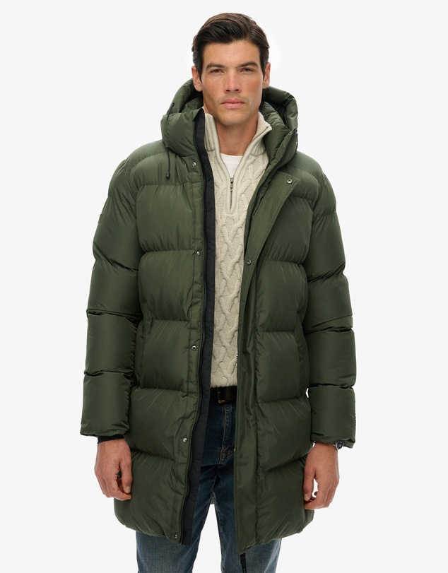Superdry - Hooded Sports Puffer Mid Jacket