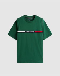 Tommy Hilfiger - Crew Neck Logo Panel T-Shirt