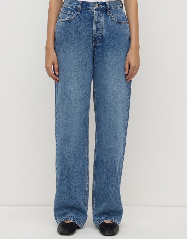 Assembly Label - High Rise Straight Jeans