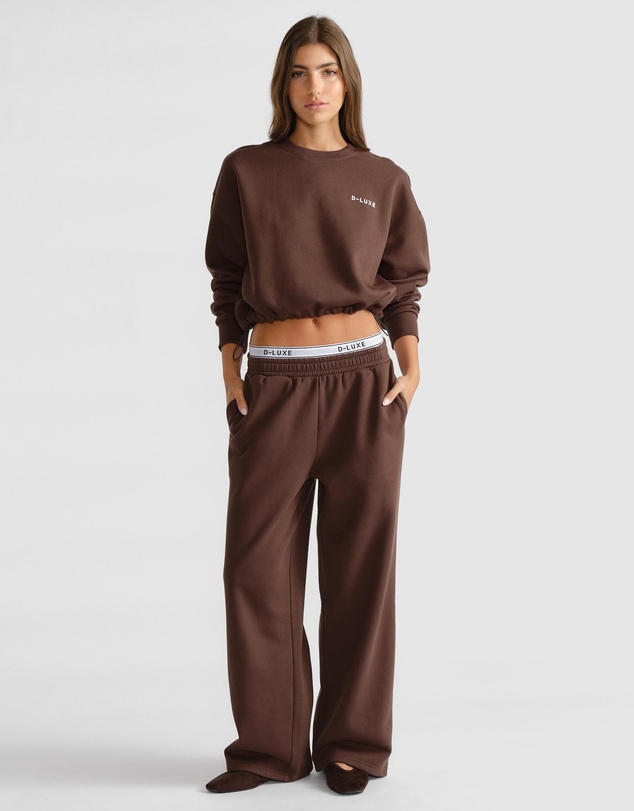 Decjuba - D-Luxe Logo Crop Sweat