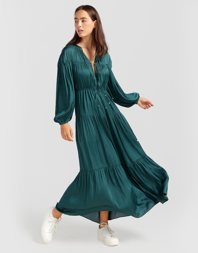 Belle & Bloom - Window Seat Tiered Maxi Dress