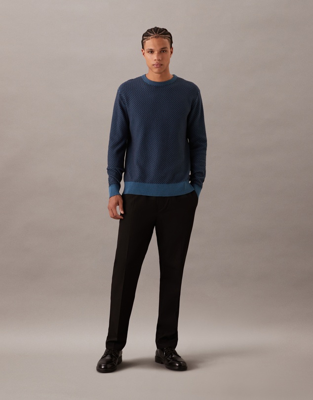 Calvin Klein - Textured Cotton Jumper