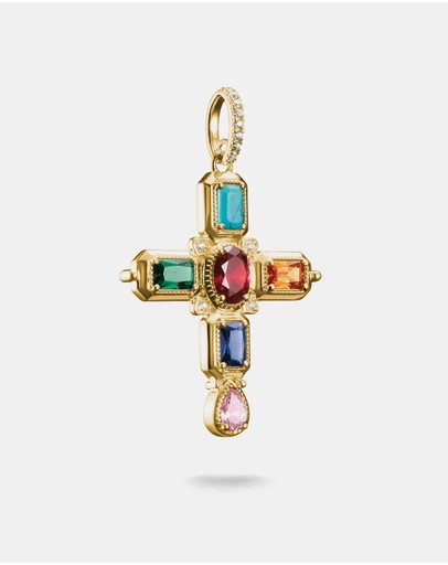 THOMAS SABO - THOMAS SABO Pendant cross with stones