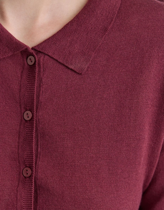 Oxford - Edwina Silk Blend Polo Collar Knit