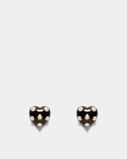 MIMCO - Polka Heart Stud Earrings