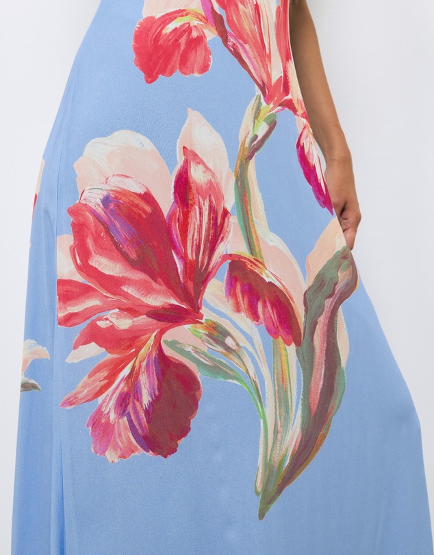 AERE - Rosalee Halter Maxi Dress