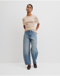 Country Road - Merino Short Sleeve Knit T-shirt