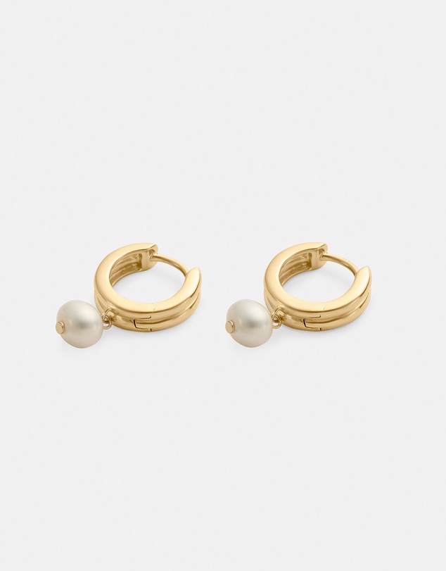 Kirstin Ash - Solace Pearl Hoops