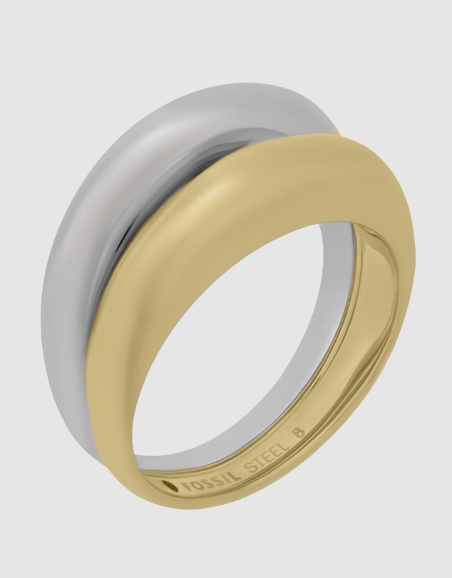 Fossil - Ellis Two-Tone Stack Ring