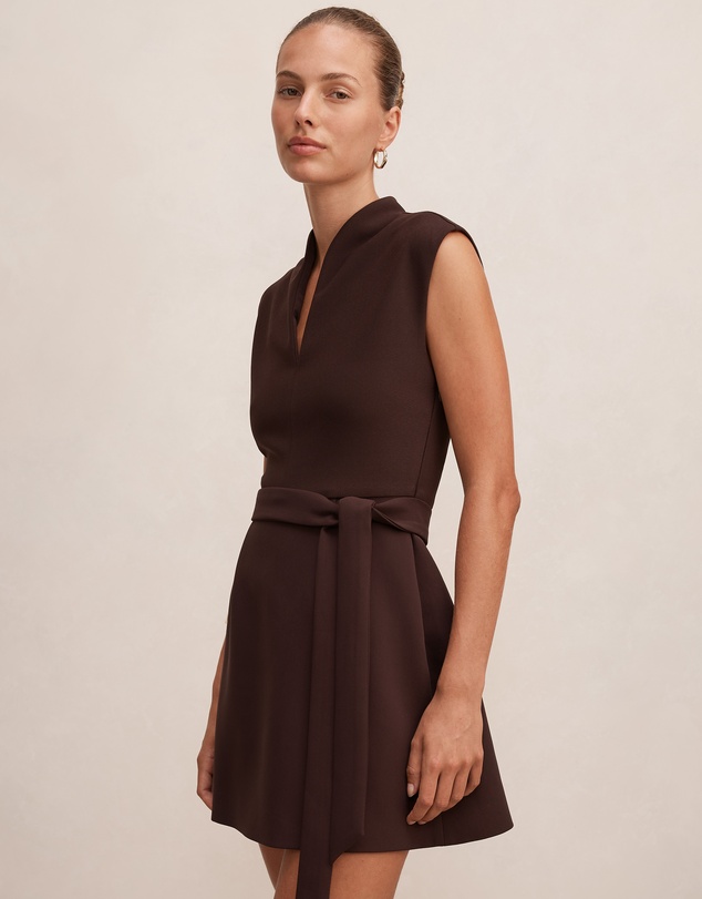 Forever New - Rory Structured Tie Mini Dress