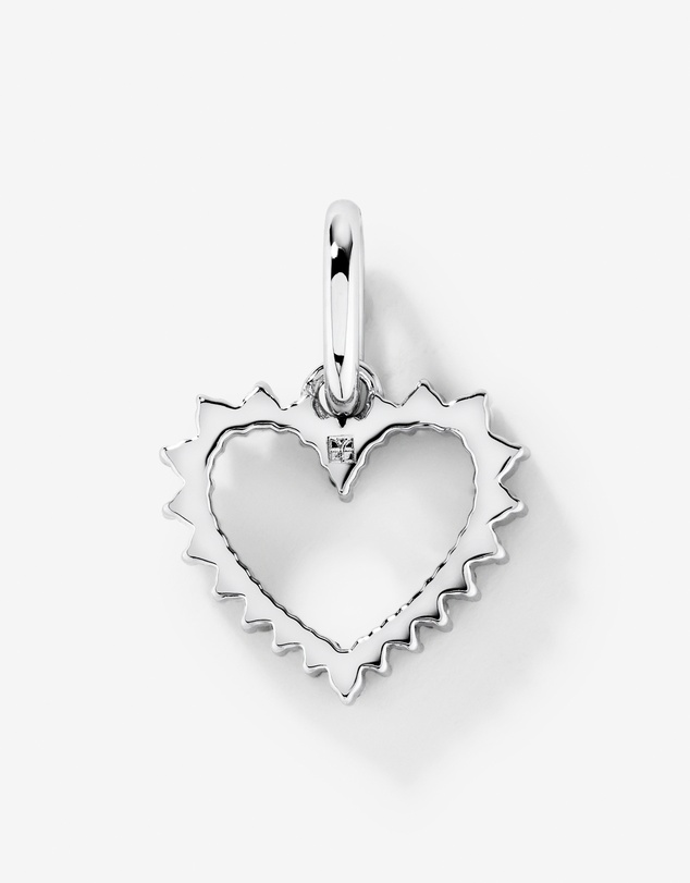 Michael Hill - Diamond Open Love Heart Pendant in 10kt White Gold