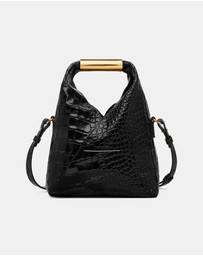 MM6 Maison Margiela - Small Japanese Crossbody Leather and Numeric Logo Bag