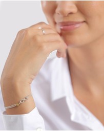 Elli Jewelry - Bracelet Heart Valentine 925 Sterling Silver