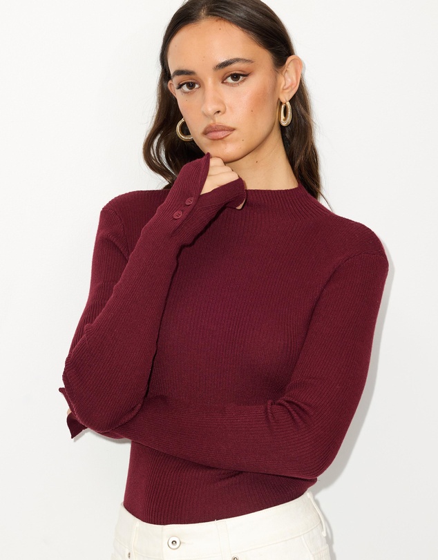 Dazie - Coralie Knit Top