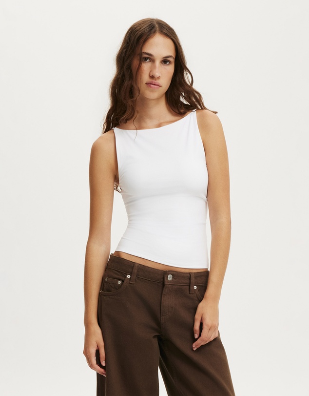 Cotton On - Hold Me High Neck Cami