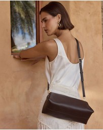 VESTIRSI - Rita Dark Chocolate Crossbody Bag