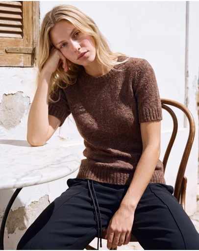 The Fated - Jorja Boucle Knit Top