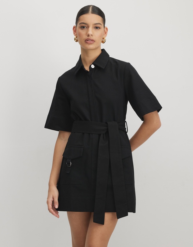 AERE - Aspen Organic Cotton Mini Dress