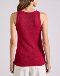 David Lawrence - Lorez Linen Blend Tank