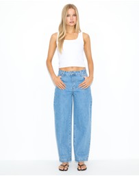 Dazie - Rio Mid Rise Straight Jeans