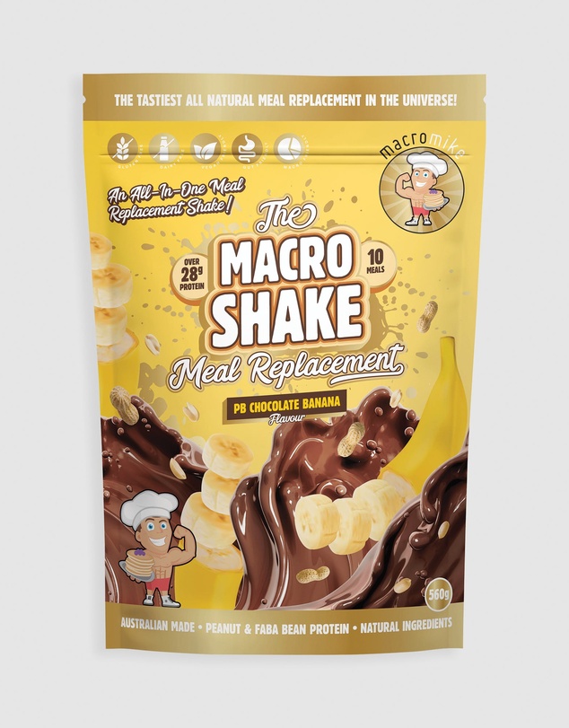 Macro Mike - PB Chocolate Banana The Macro Shake Meal Replacement - 560g