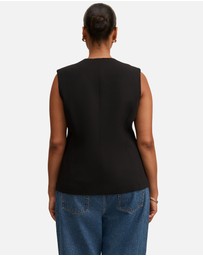 Forever New Curve - Myra Curve Sleeveless Blazer
