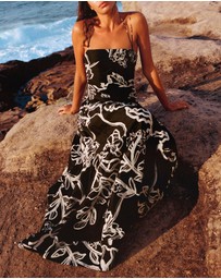 Shona Joy - Lila Double Strap Tiered Maxi Dress