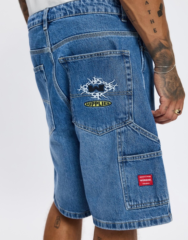 Worship - Is This It Carpenter Jean Shorts