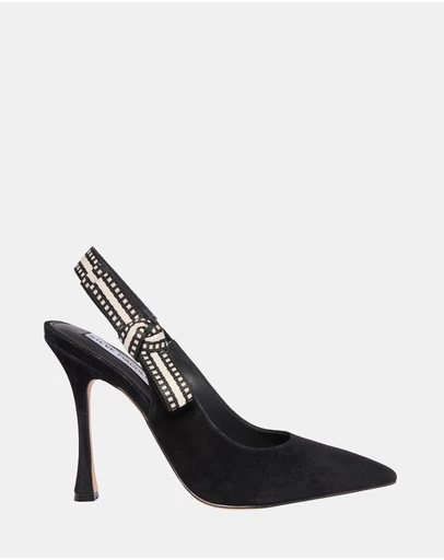 Steve Madden - Bri Black Suede Heels