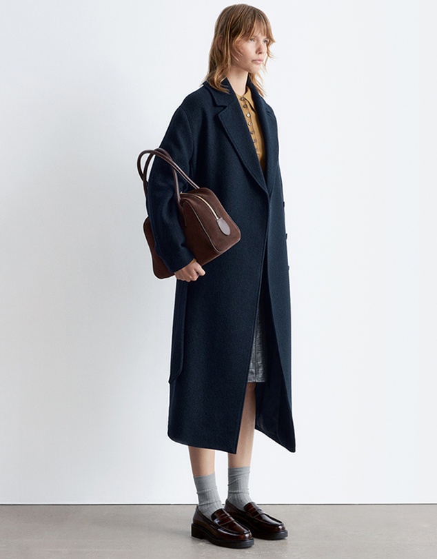 & Other Stories - Voluminous Belted Wool Coat