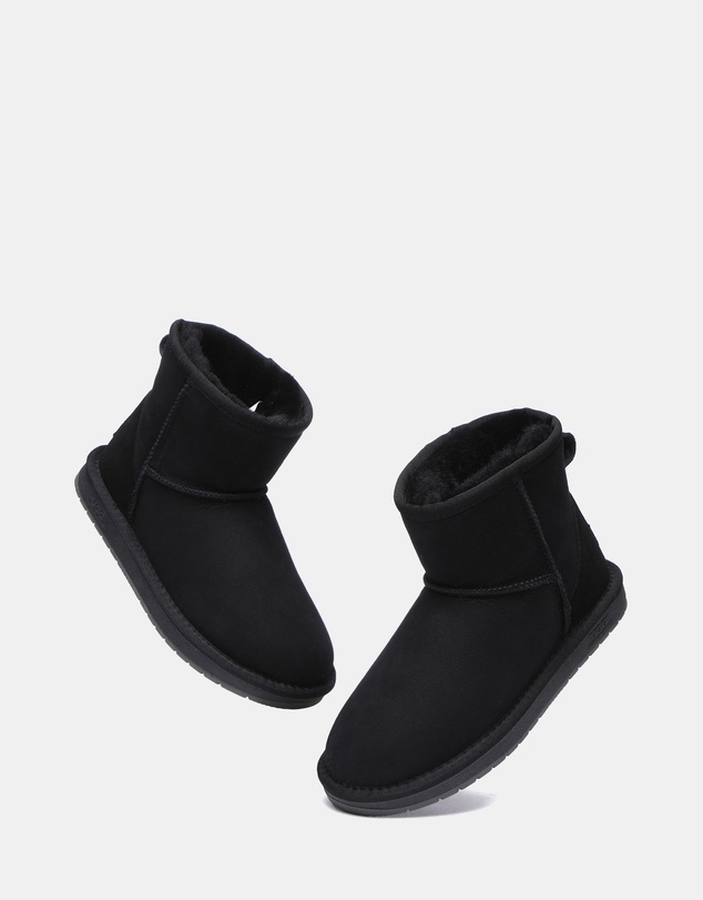 EVERAU - Australian Shepherd Ugg Mini Classic Sheepskin Upper UGG Boots