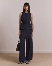Damson Madder - Straight Leg Augusta Jeans