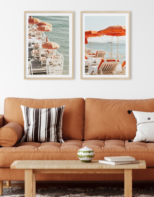 Olive et Oriel - Antibes May, 1972 I Art Print