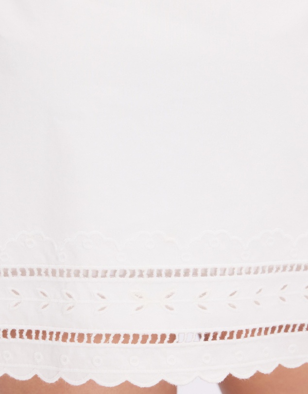 Minima Esenciales - Daphne Embroidered Mini Skirt