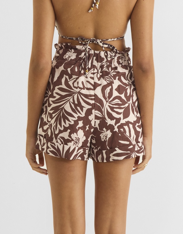 Zerafima - Oasis Linen Tie Short