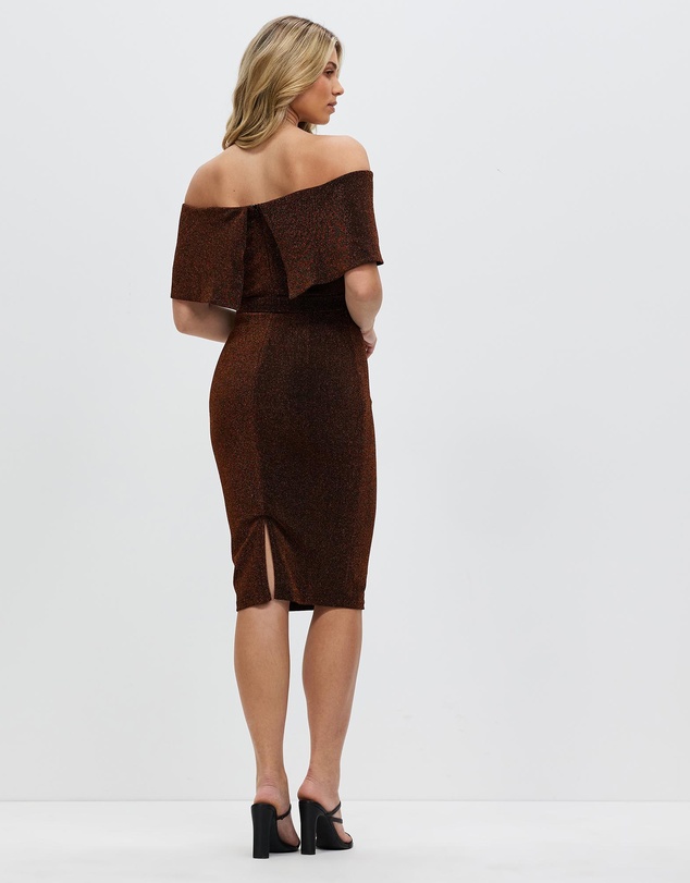 Romance by Honey and Beau - Gemma Off The Shoulder Dress