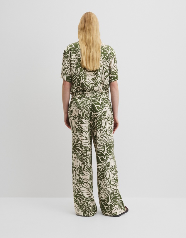 Country Road - Print Pull On Cupro Pant
