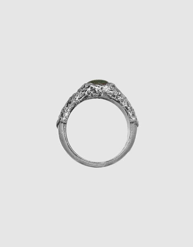 Haze & Glory - ICONIC EXCLUSIVE - Moss Signet Ring in Oxidised 925 Silver