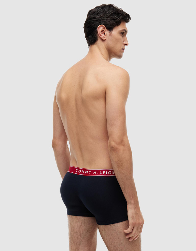 Tommy Hilfiger - 3-Pack Essential Logo Waistband Trunks