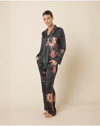 Gingerlilly - Ruby Floral Satin PJ set