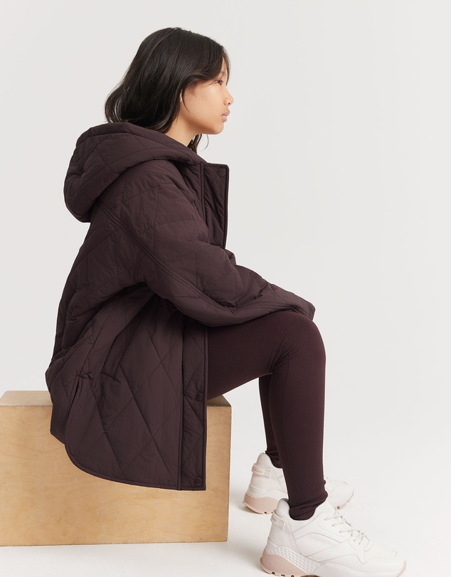 Country Road - Teen Recycled Nylon Oversized Quilt Puffer