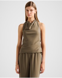 Forever New - Evelyn Halter Neck Backless Top