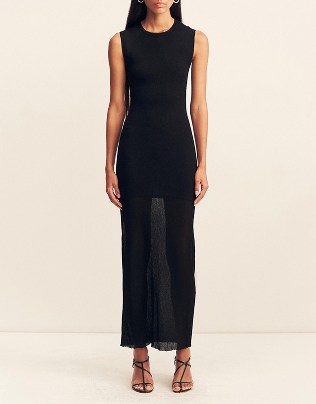 Shona Joy - Rohe Cap Sleeve Midi Dress