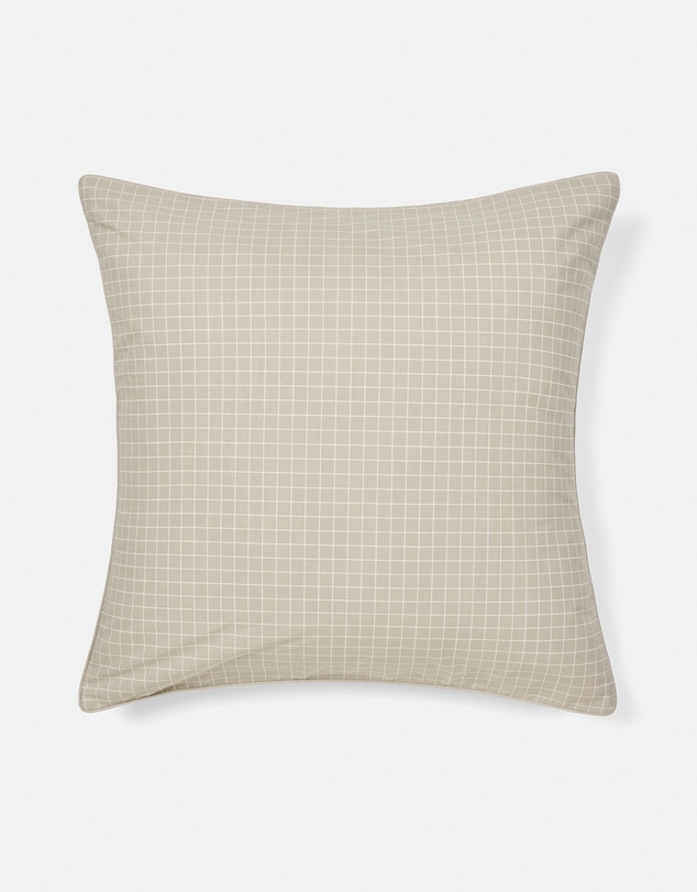 Linen House - Volley Check European Pillowcase