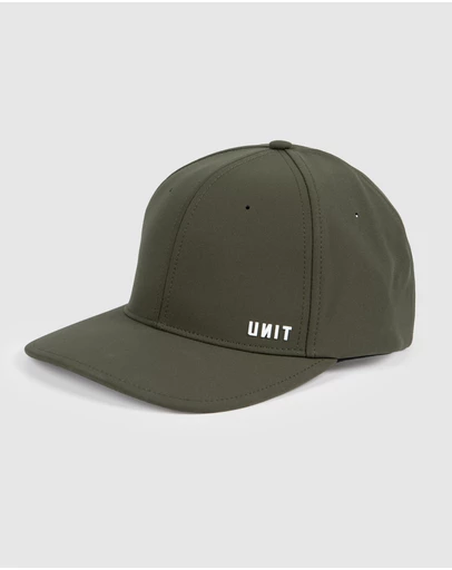 UNIT - UNIT Mens Performance Headwear - Curve Peak Snapback Cap