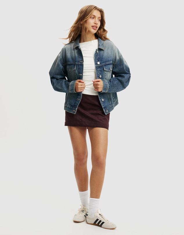 Cotton On - Suede Mini Skirt