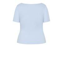 City Chic - Classic Scoop Rib Tee