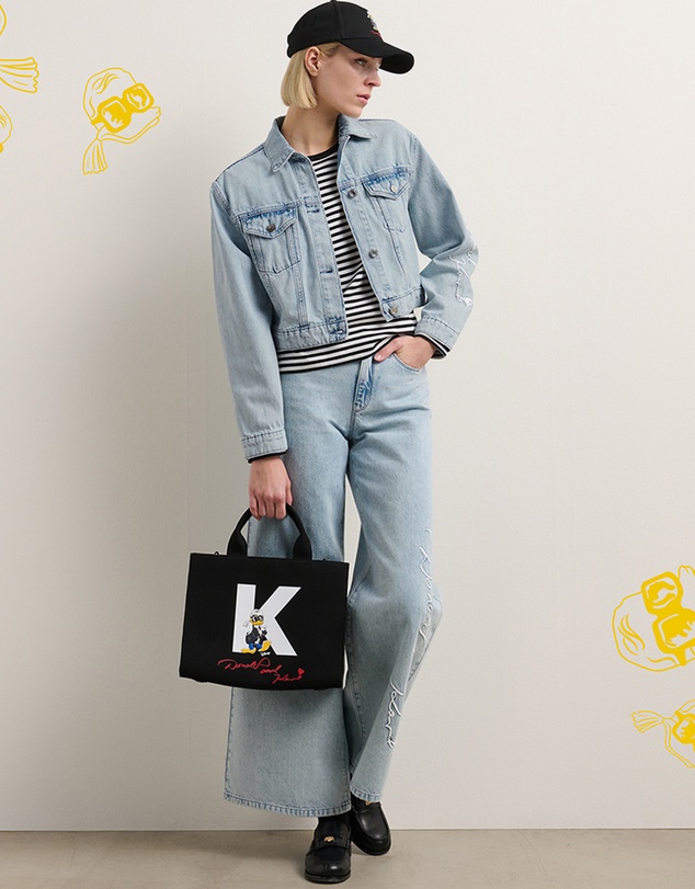 Karl Lagerfeld - KL x Disney Wide Leg Jeans